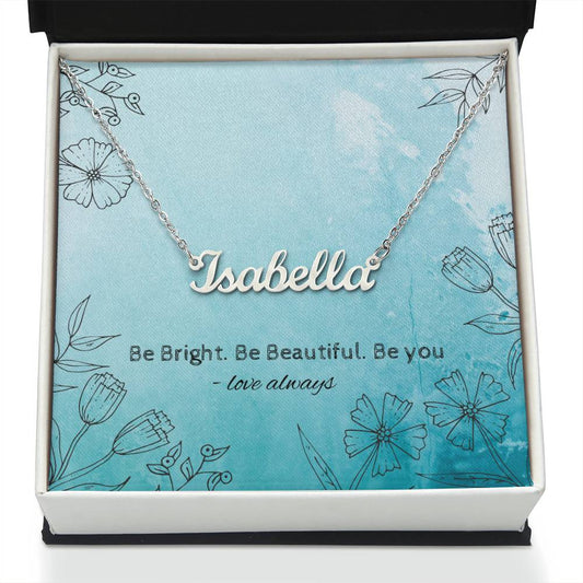 Custom Name Necklace • Custom Layering Necklace • Birthday Gift • Personalized Name Jewelry • Gift for Daughter• Gift for Her