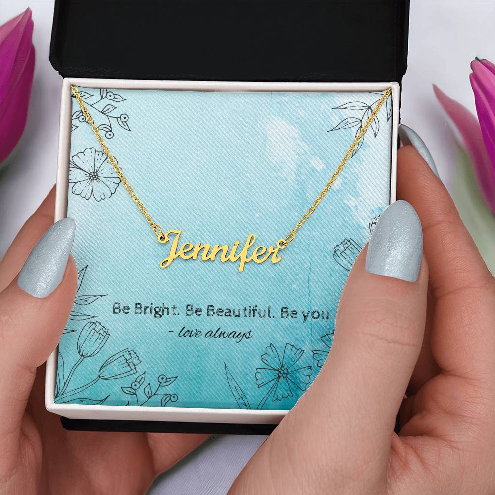 Custom Name Necklace • Custom Layering Necklace • Birthday Gift • Personalized Name Jewelry • Gift for Daughter• Gift for Her