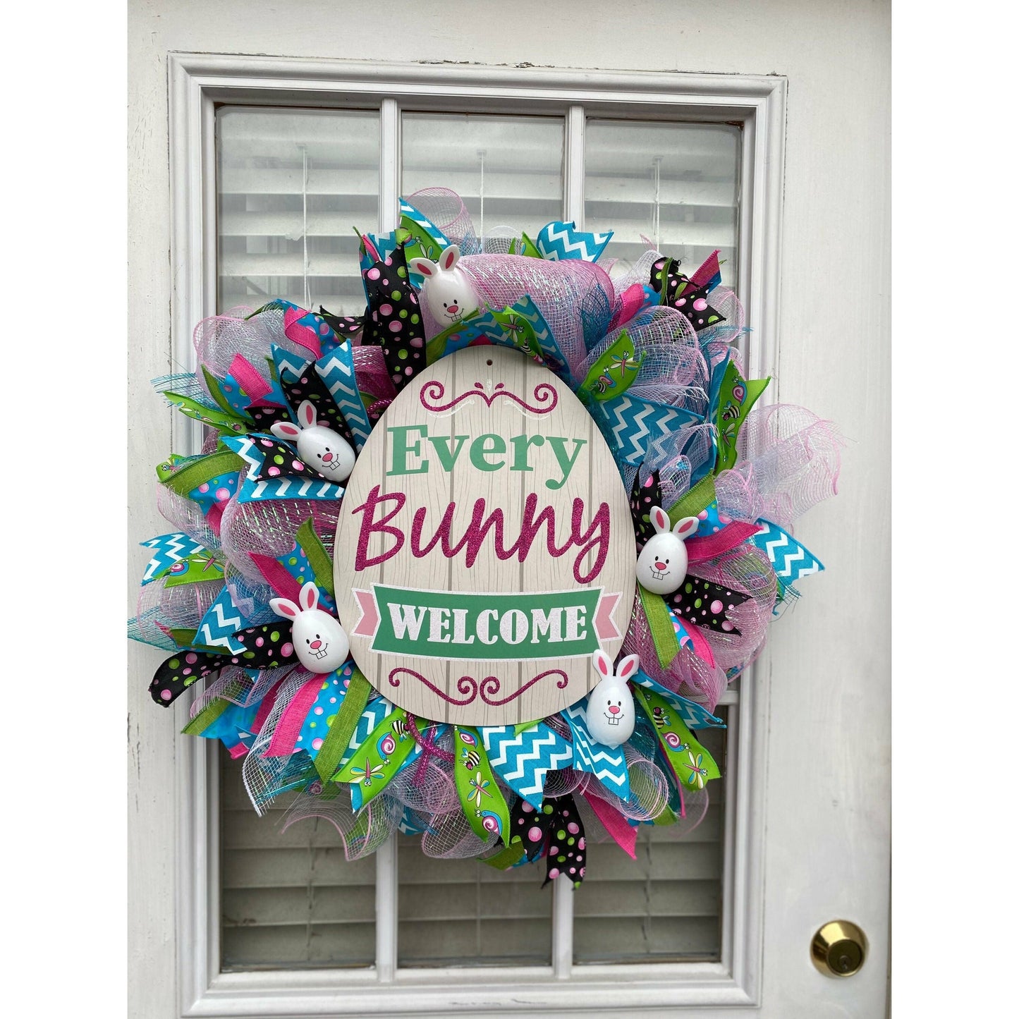 Easter Spring Bunny wreath