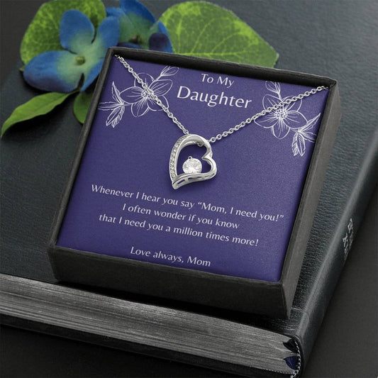 Love Always Necklace for Daughter gift