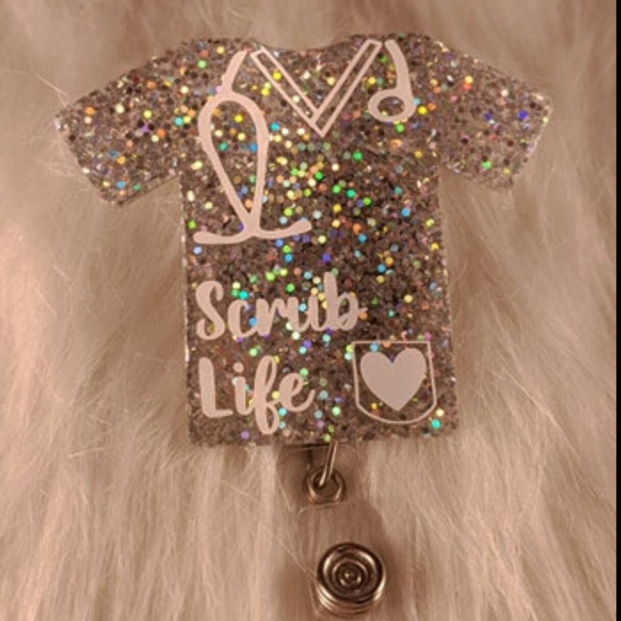 Scrub Top Badge Reel