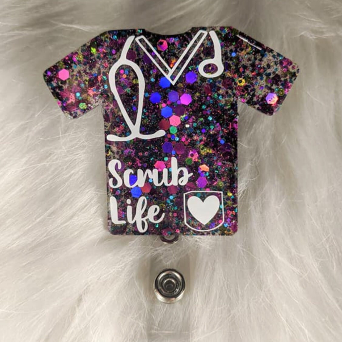 Scrub Top Badge Reel