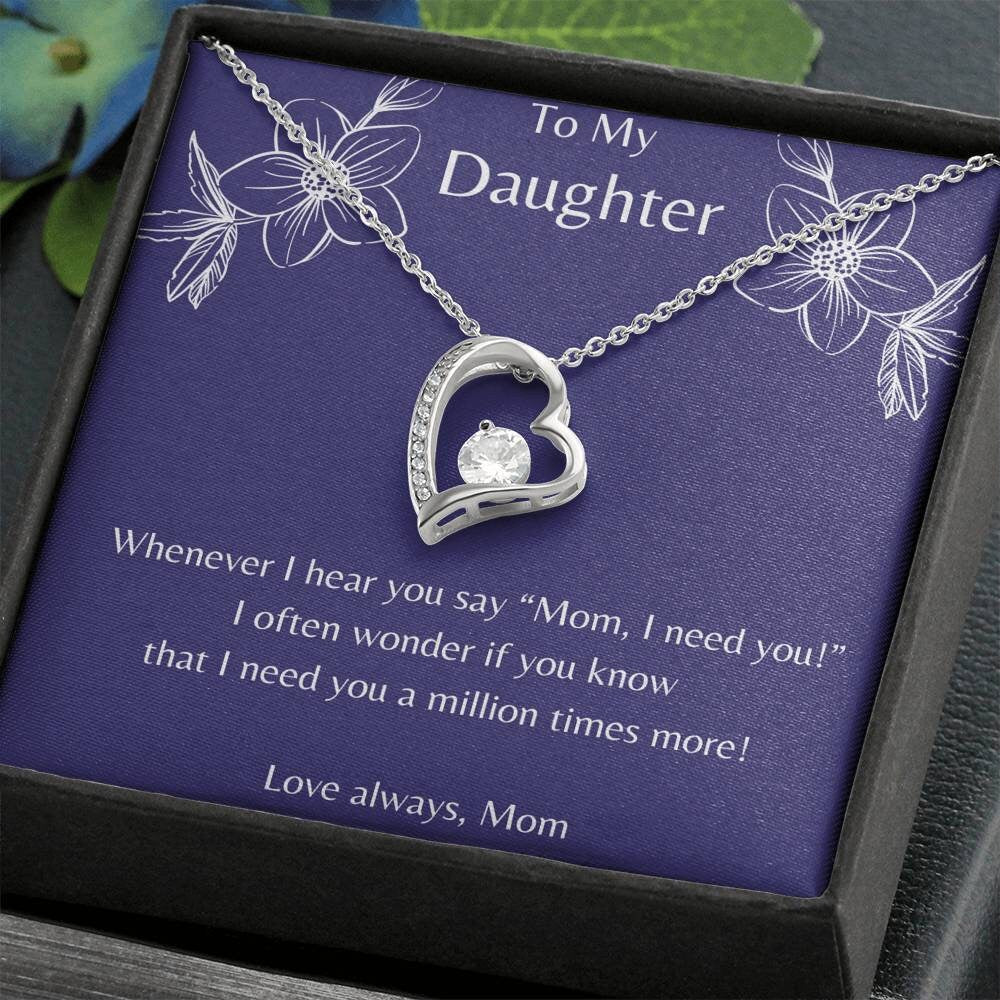 Love Always Necklace for Daughter gift