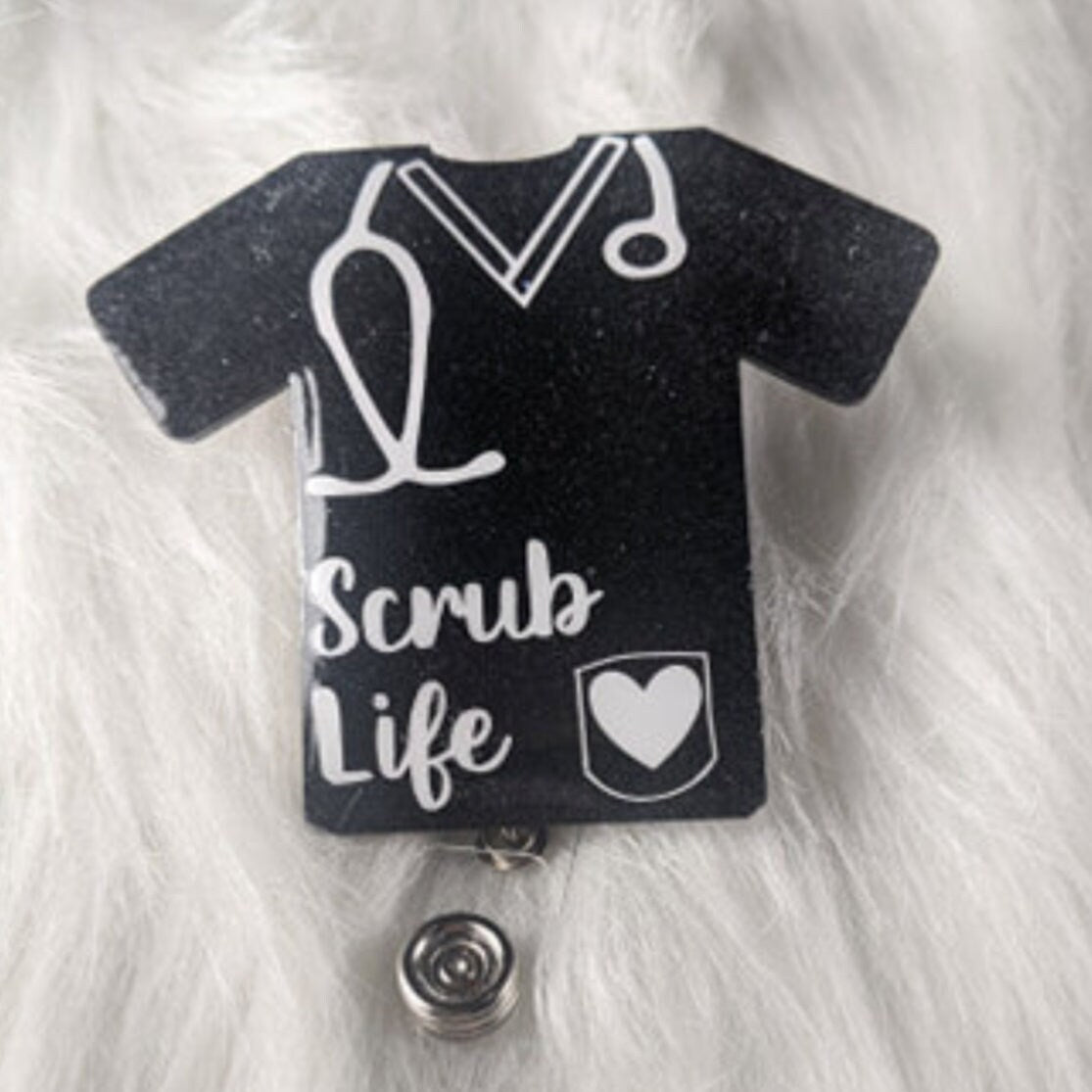 Scrub Top Badge Reel