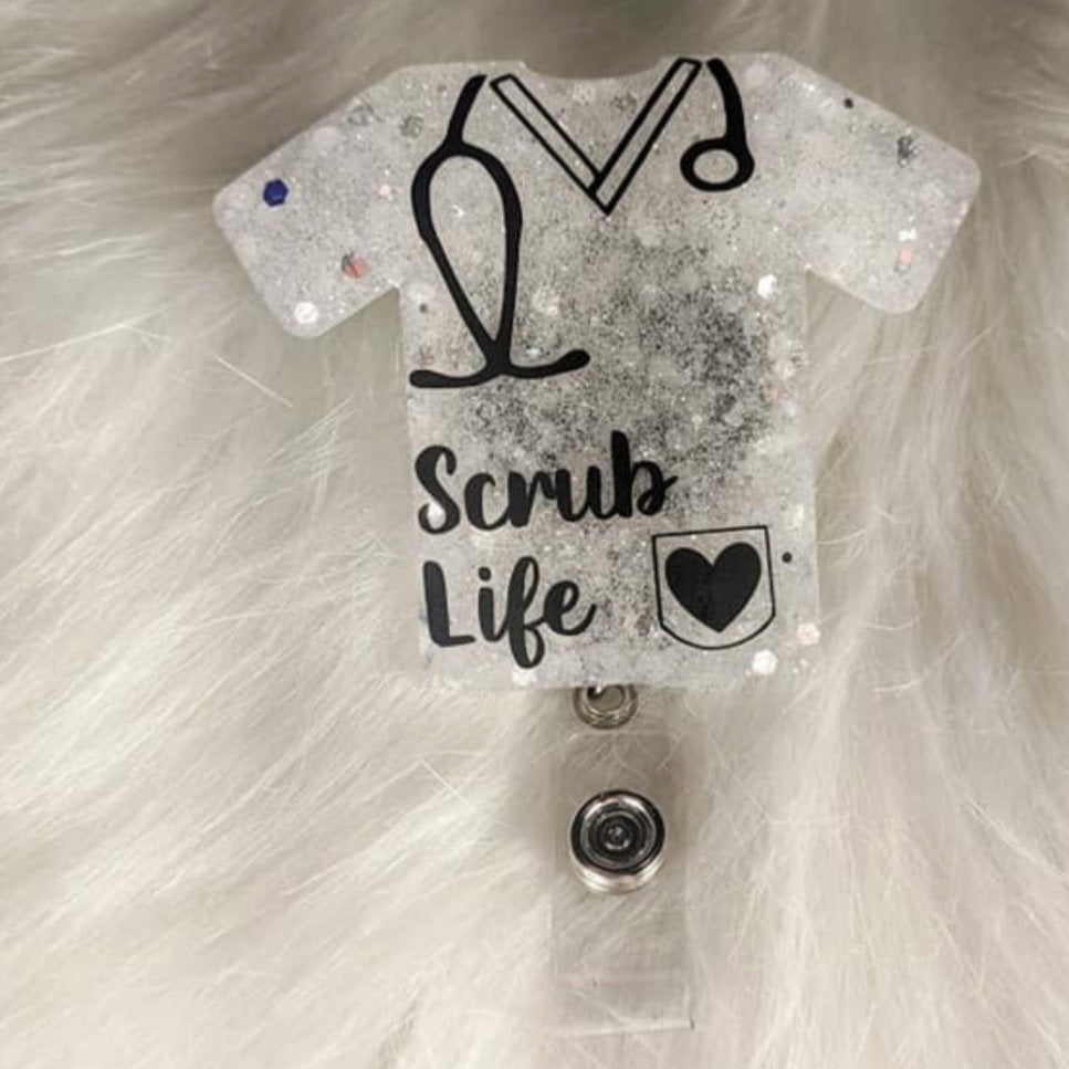 Scrub Top Badge Reel