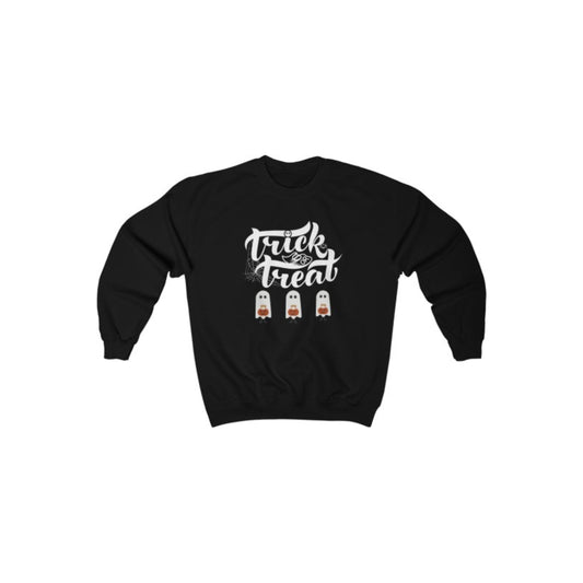 Halloween Sweatshirt Trick or Treat Ghost Shirt