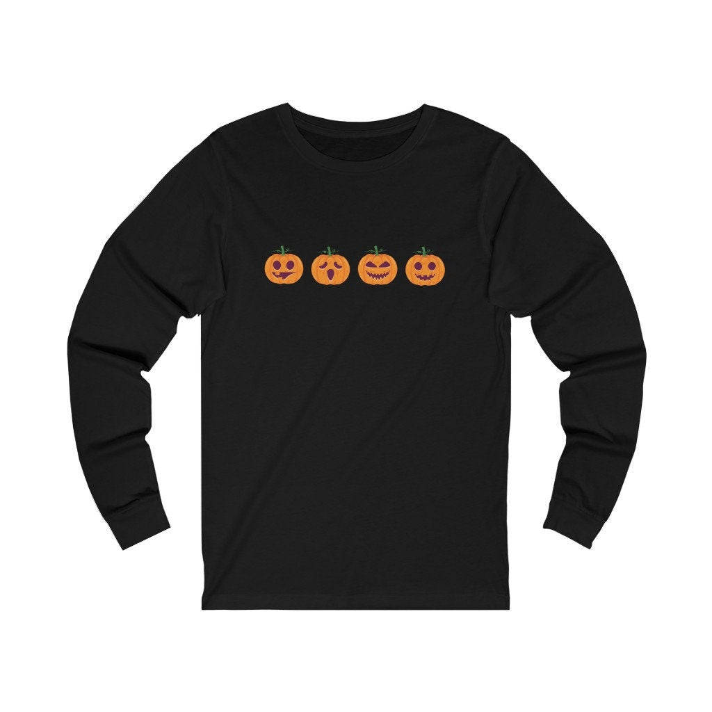 Halloween long sleeve shirt pumpkins