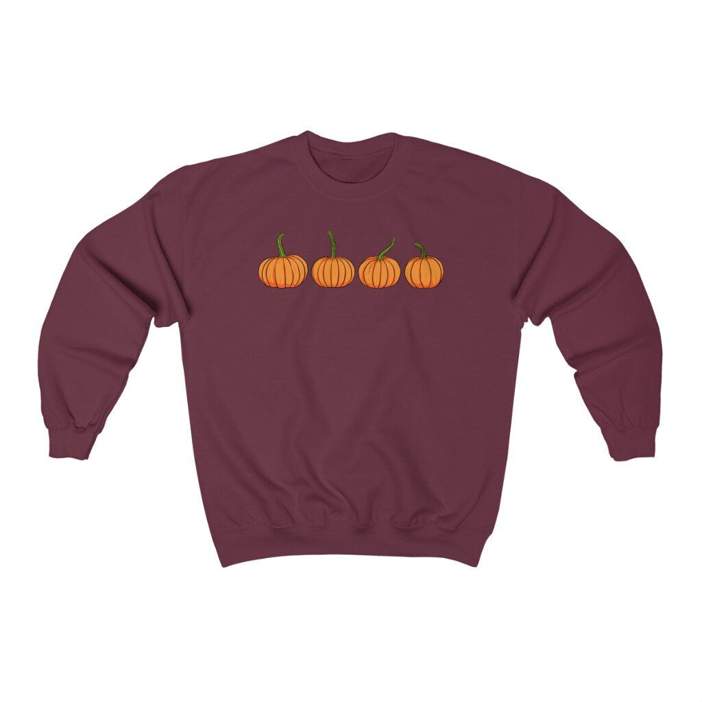Pumpkin Crewneck Sweatshirt vintage fall
