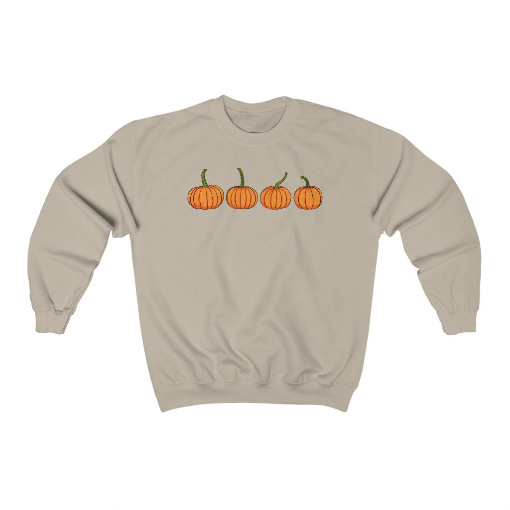 Pumpkin Crewneck Sweatshirt vintage fall