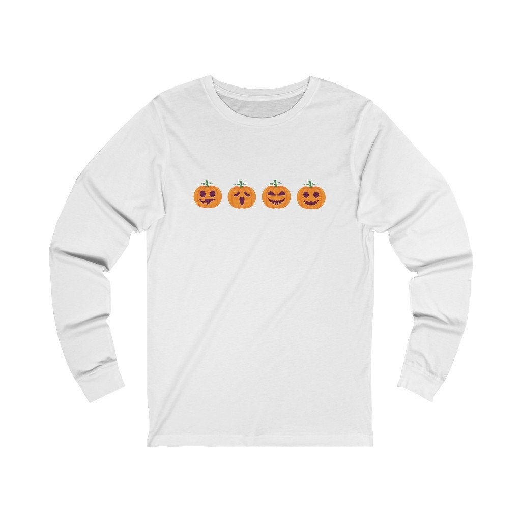 Halloween long sleeve shirt pumpkins