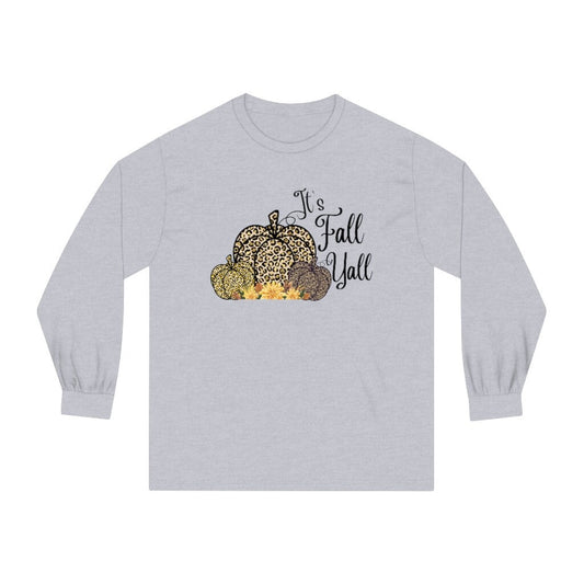 It's Fall Yall Leopard Long Sleeve Shirt