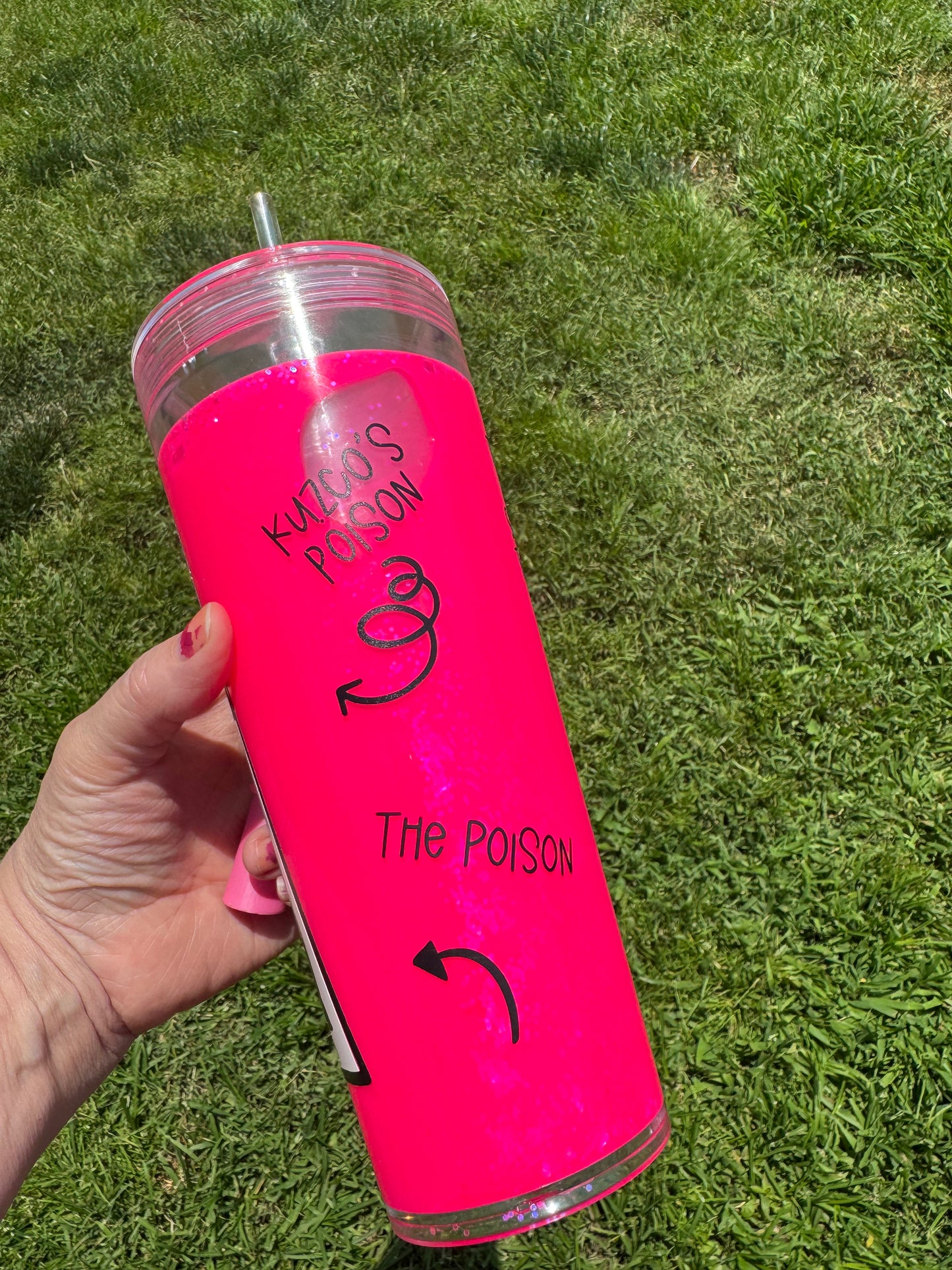 Llama Poison Tumbler|Glitter Tumbler|Handmade Tumbler|Nostalgic Tumbler