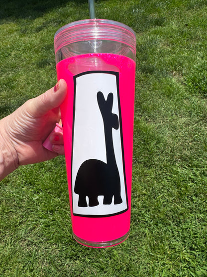 Llama Poison Tumbler|Glitter Tumbler|Handmade Tumbler|Nostalgic Tumbler