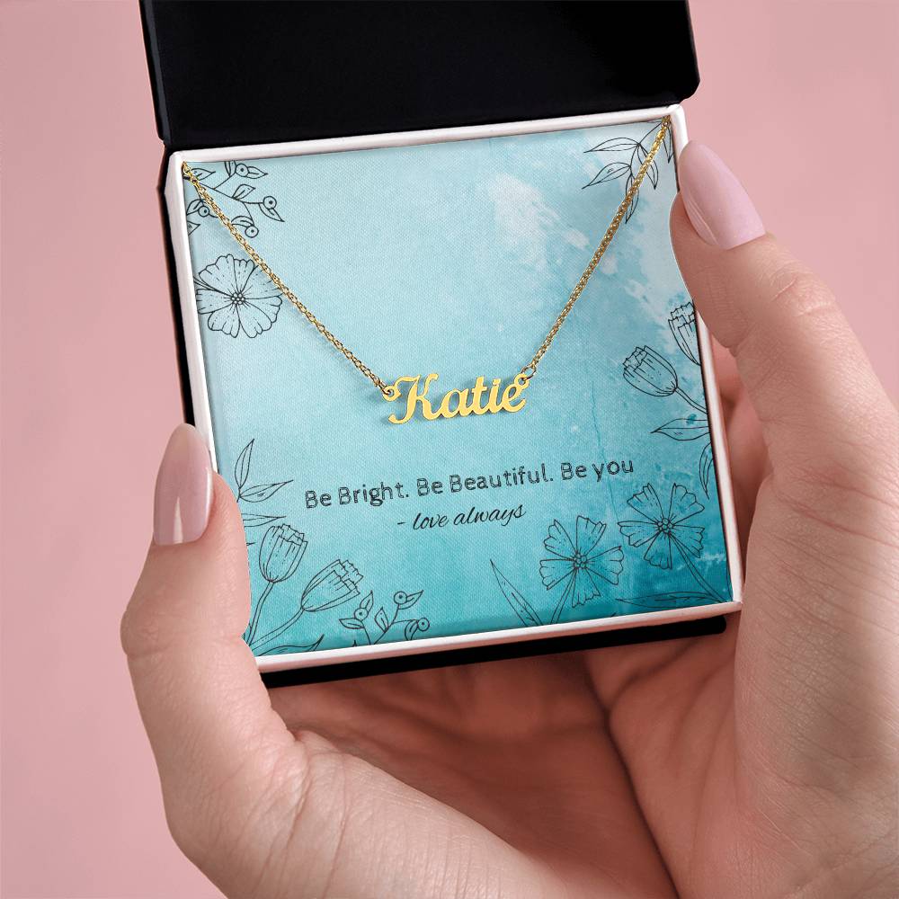 Custom Name Necklace • Custom Layering Necklace • Birthday Gift • Personalized Name Jewelry • Gift for Daughter• Gift for Her