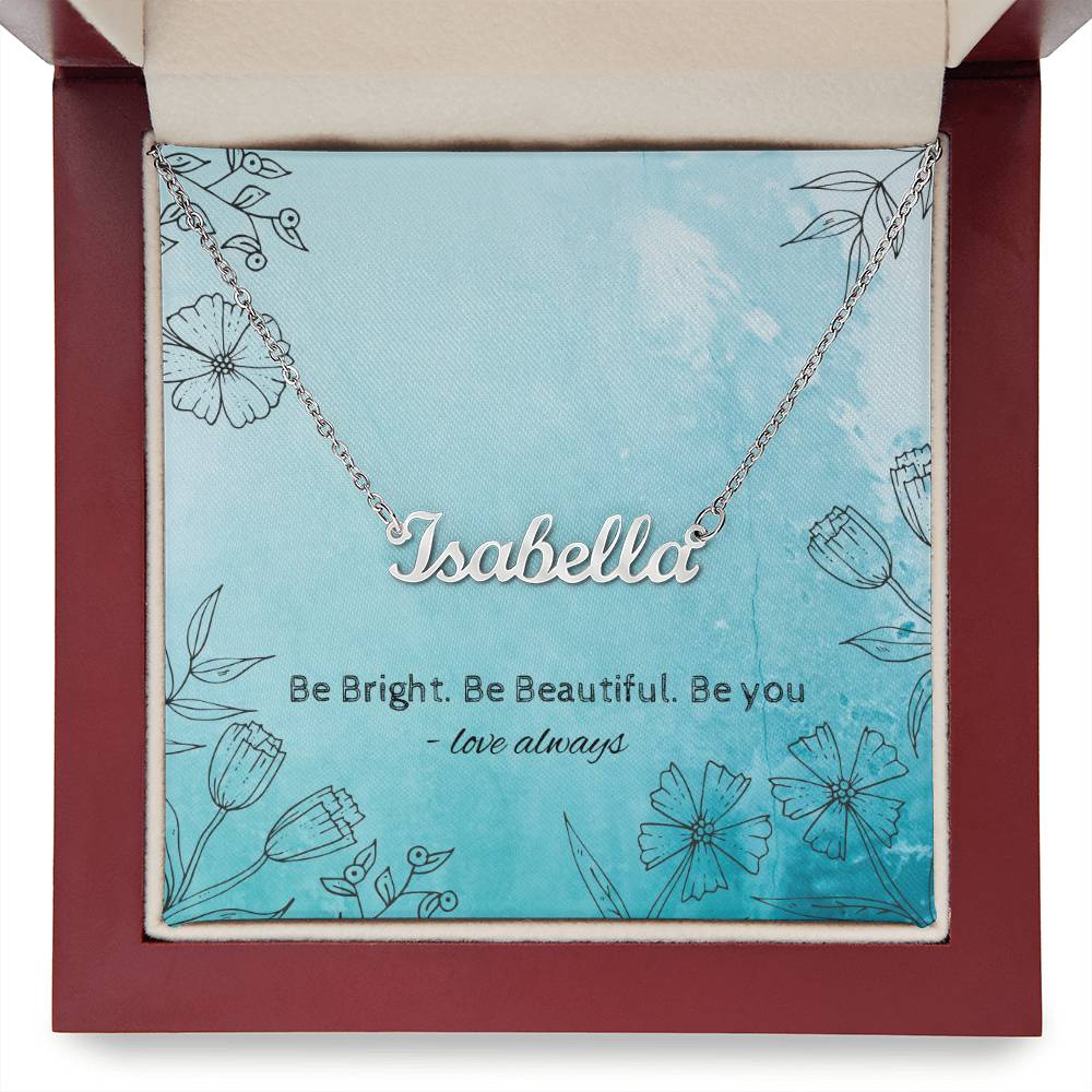 Custom Name Necklace • Custom Layering Necklace • Birthday Gift • Personalized Name Jewelry • Gift for Daughter• Gift for Her