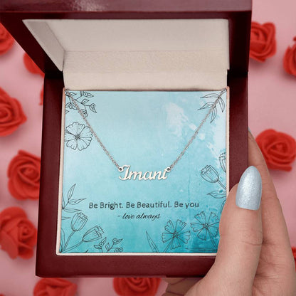 Custom Name Necklace • Custom Layering Necklace • Birthday Gift • Personalized Name Jewelry • Gift for Daughter• Gift for Her