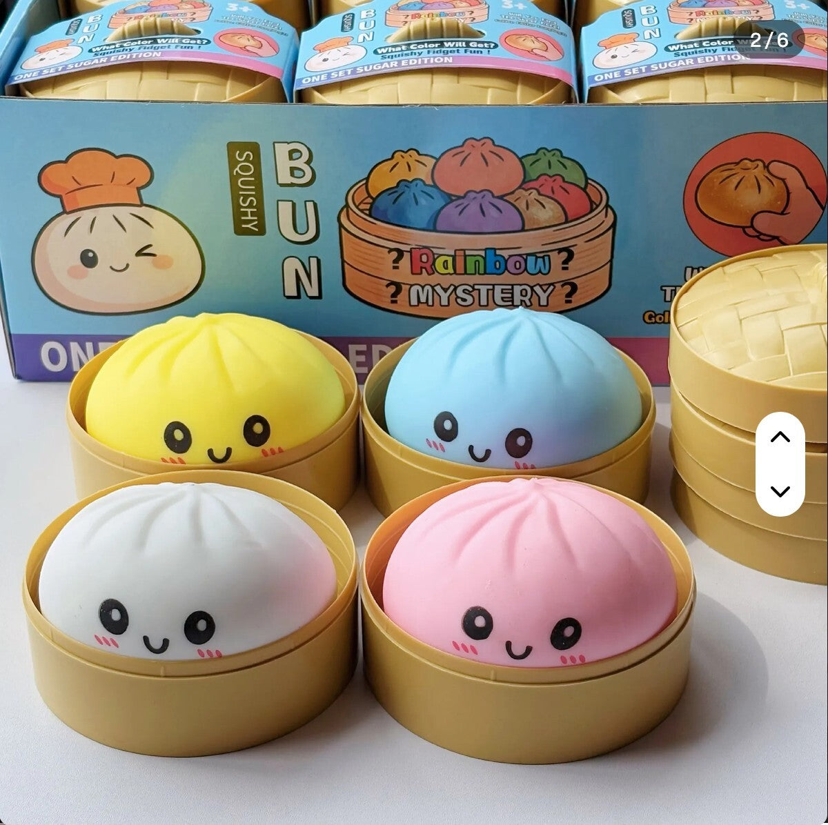 MYSTERY 5 Squishy Box, Squish Toy, Fidget Toy, Mystery Mix, Cheese, Surprise Box