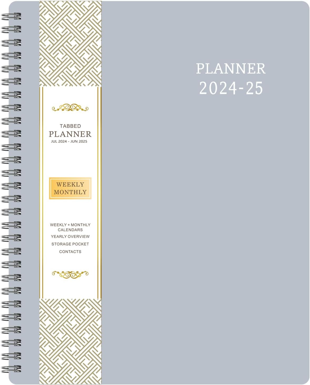 Planner 2024-2025 - Jul. 2024 - Jun. 2025, 8" X 10", 2024-2025 Academic Planner Weekly and Monthly, Flexible Cover, To-Do List, Twin-Wire Binding