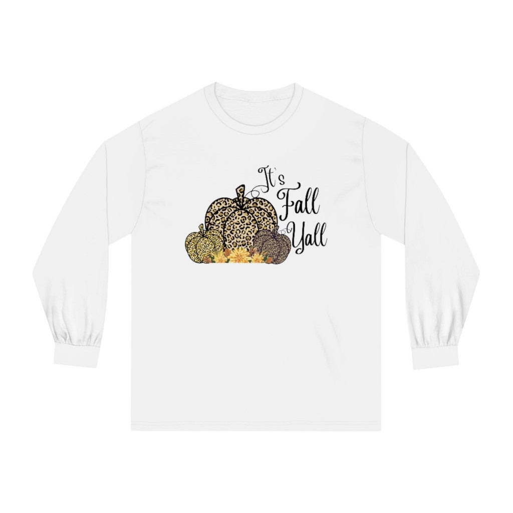 It's Fall Yall Leopard Long Sleeve Shirt
