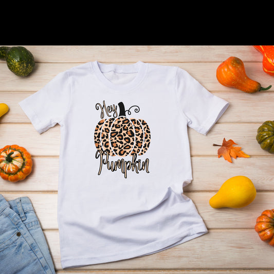 Hey Pumpkin digital file png, svg, jpg bundle downloadable fall leopard pumpkin sublimation