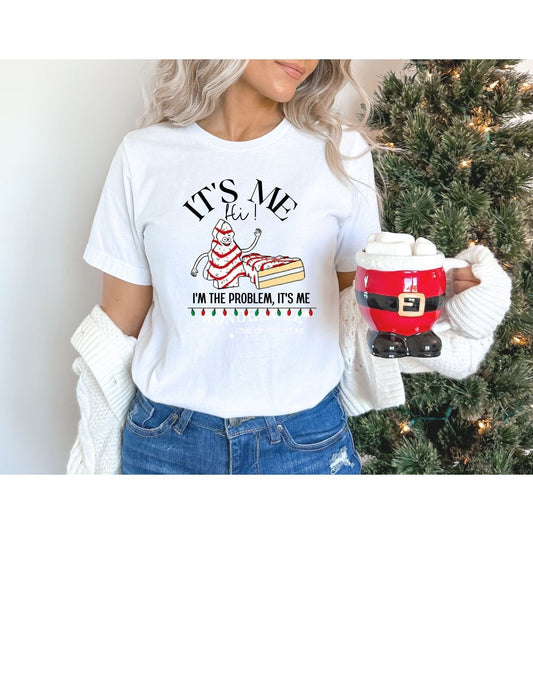It's me, I'm the problem Christmas Tree Cake PNG Sublimation digital download