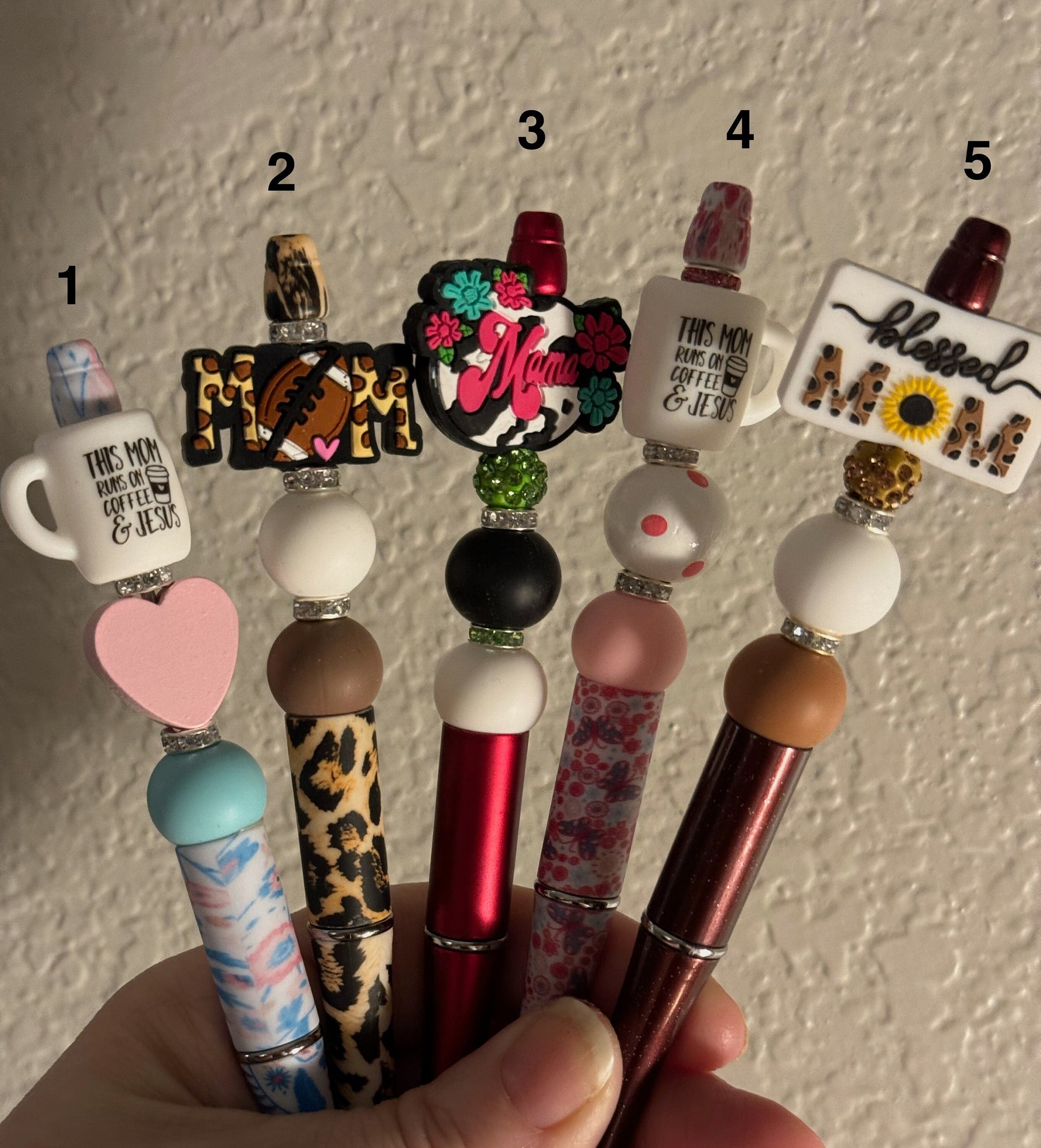 Mama Beaded Pen | Cute Pens | Silicone Beaded Ink Pens | Gifts for Mama | Mama Beaded Ink Pens | Mama Ink Pens | Cute Gift for Mama