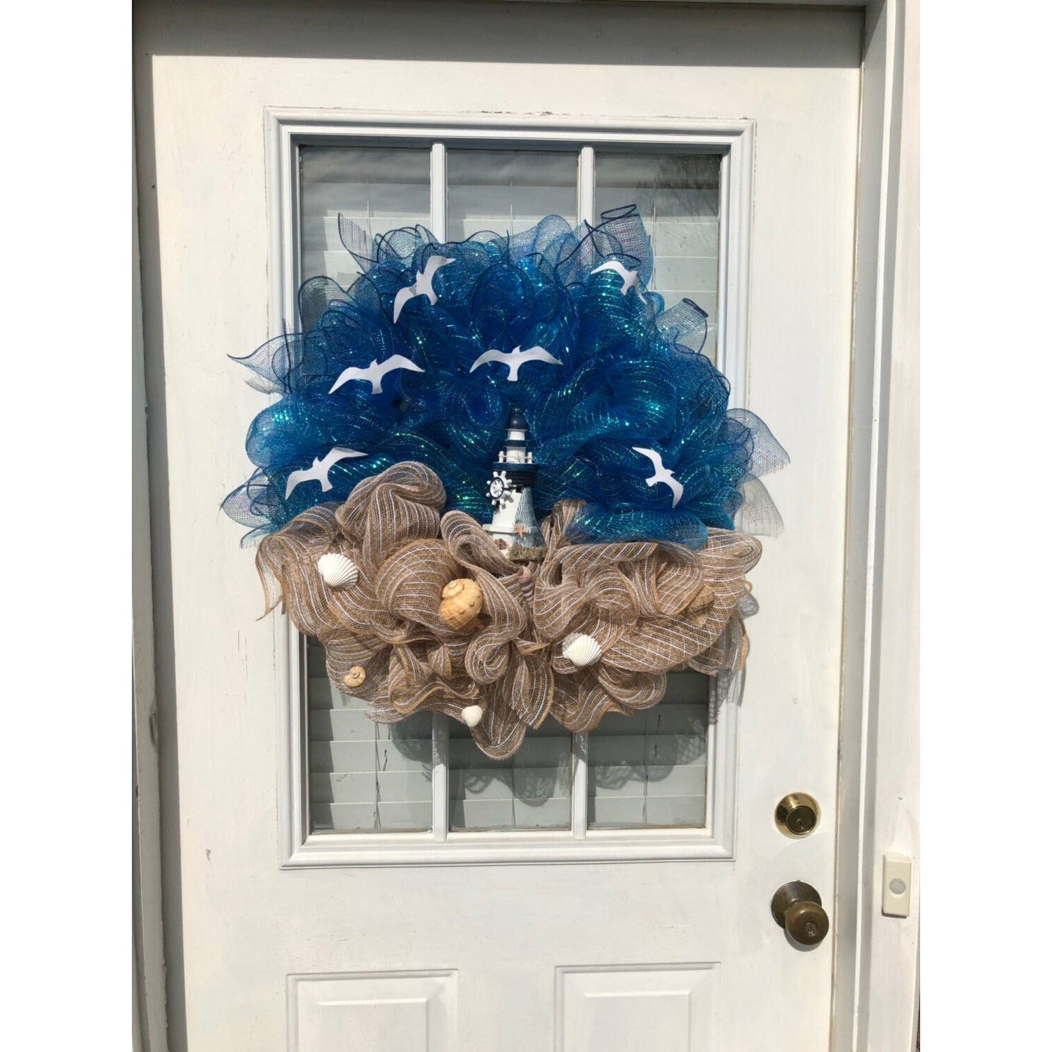 Lighthouse wreath !! FREE shipping !!