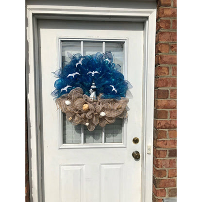 Lighthouse wreath !! FREE shipping !!