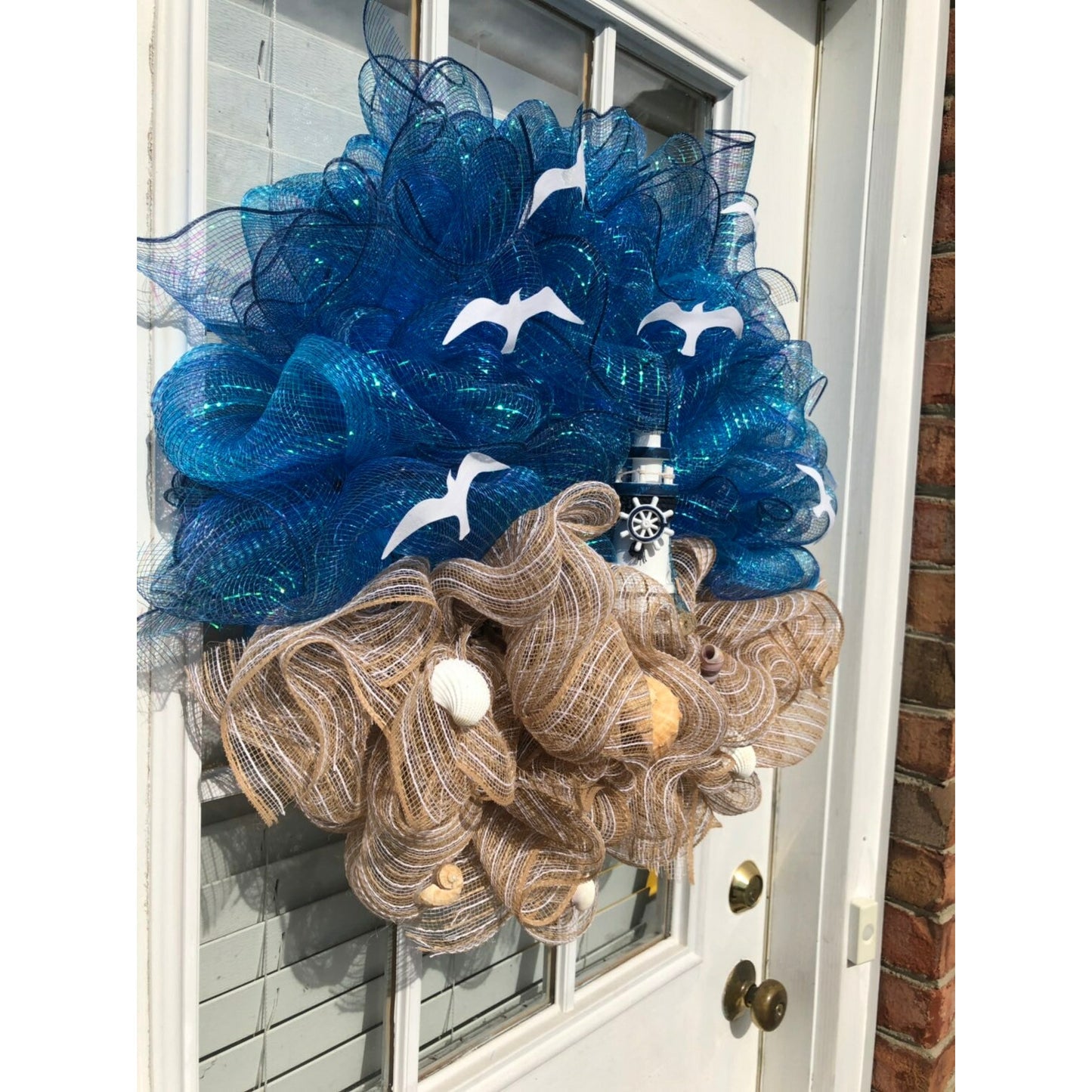 Lighthouse wreath !! FREE shipping !!