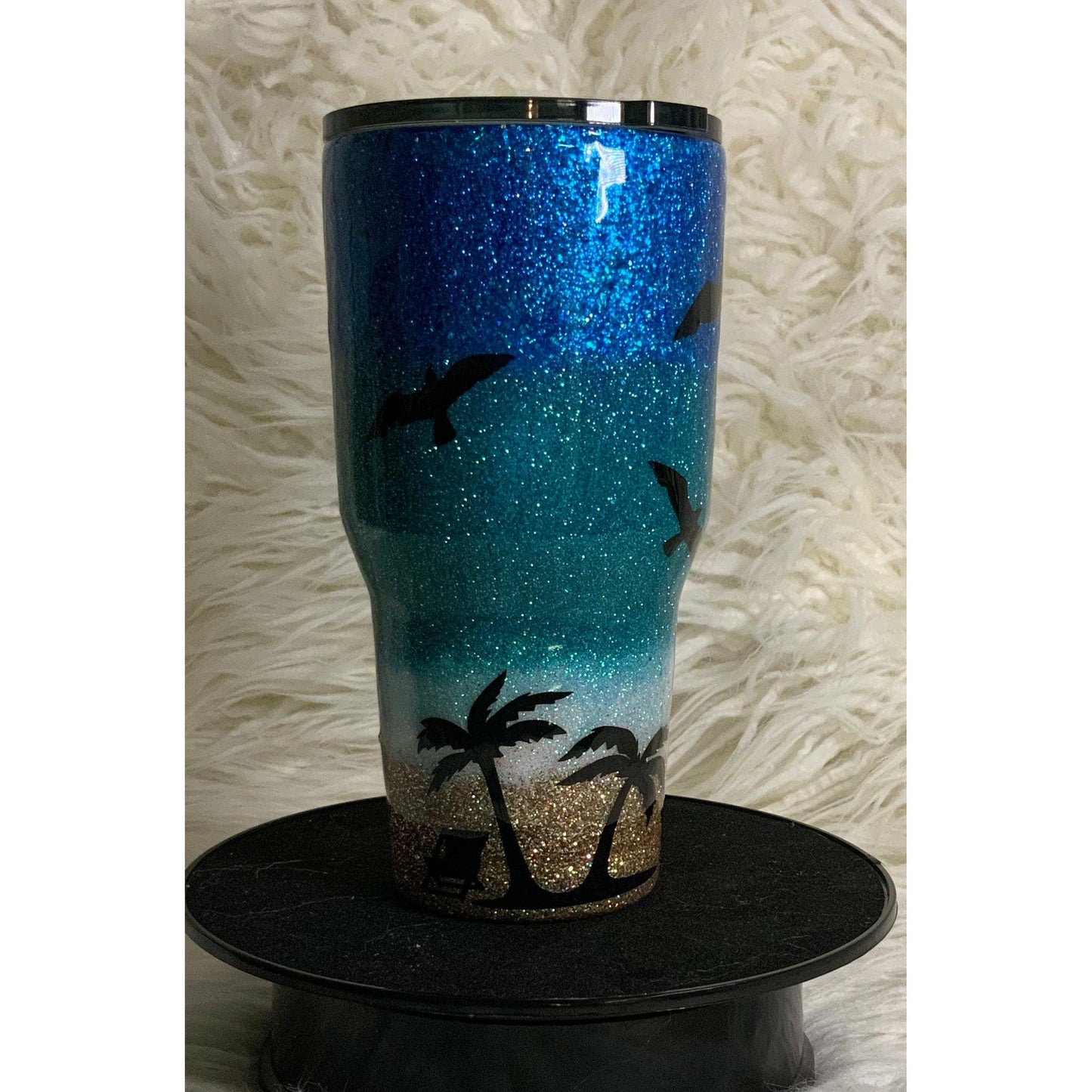Beach Theme Tumbler 30 Ounce
