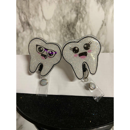 Tooth Badge Reel Dental Gift