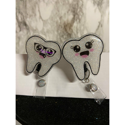 Tooth Badge Reel Dental Gift