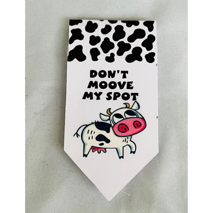 Cow theme Magnetic Bookmark page holder