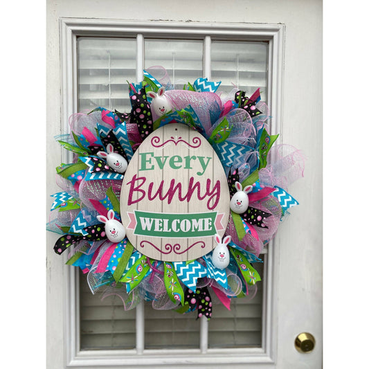 Easter Spring Bunny wreath