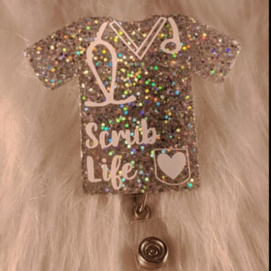 Scrub Top Badge Reel