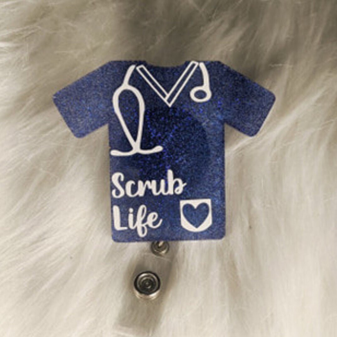 Scrub Top Badge Reel