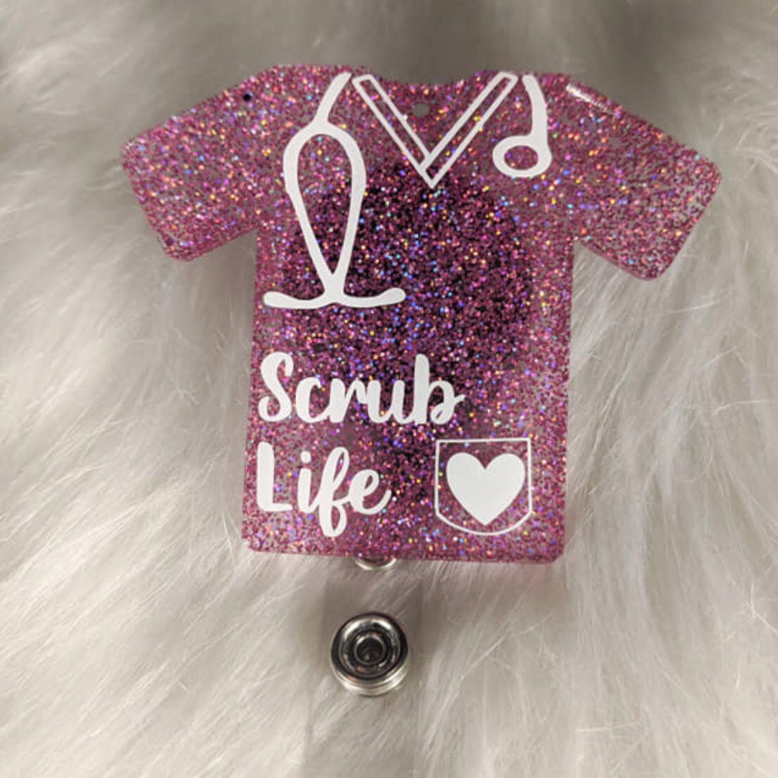 Scrub Top Badge Reel