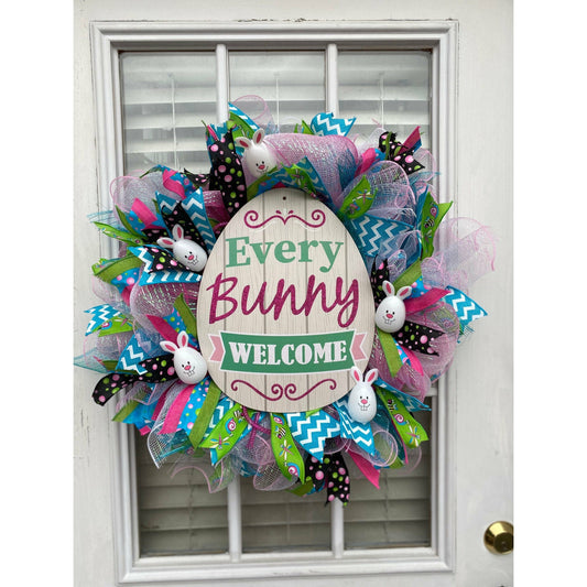 Easter Spring Bunny wreath