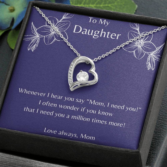 Love Always Necklace for Daughter gift