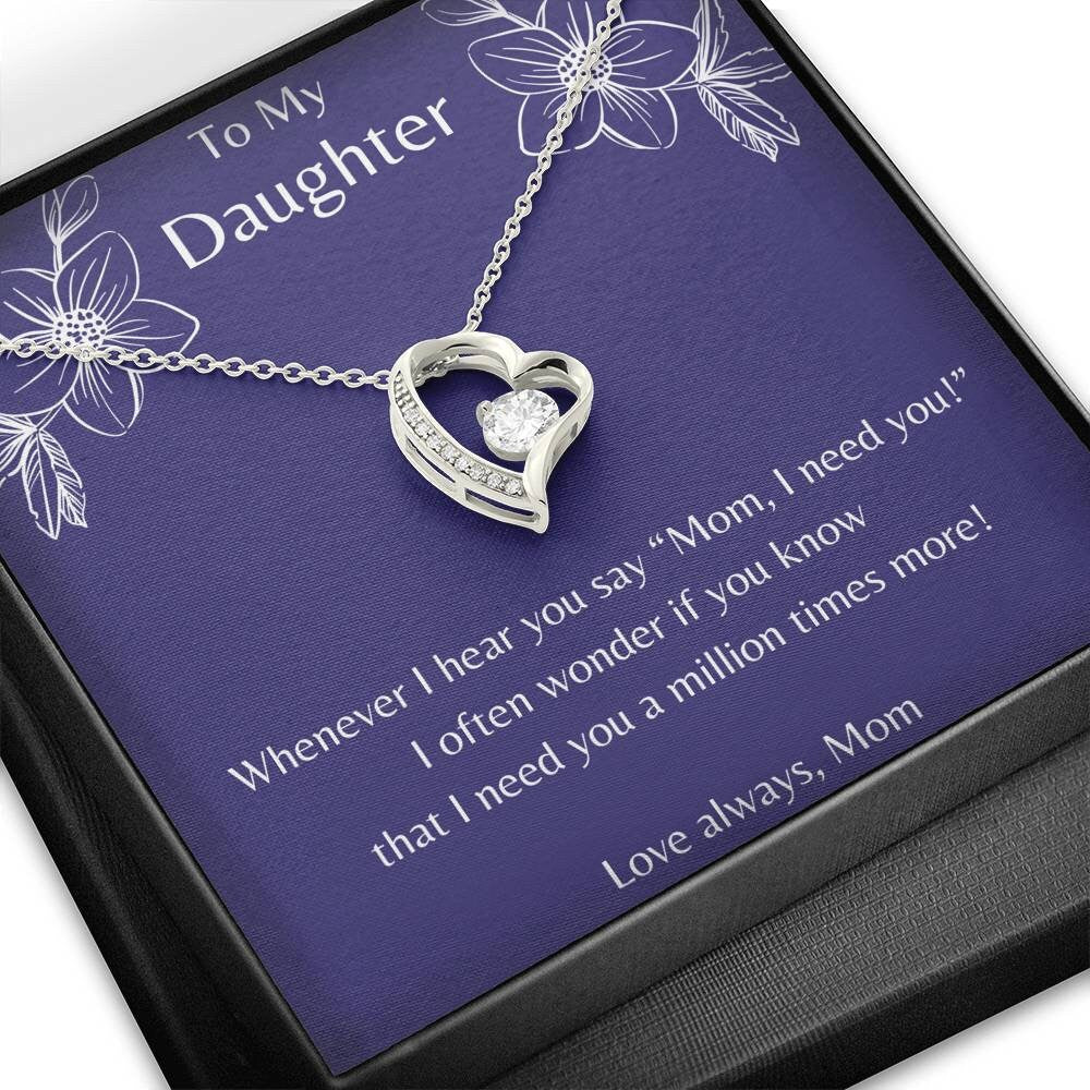 Love Always Necklace for Daughter gift