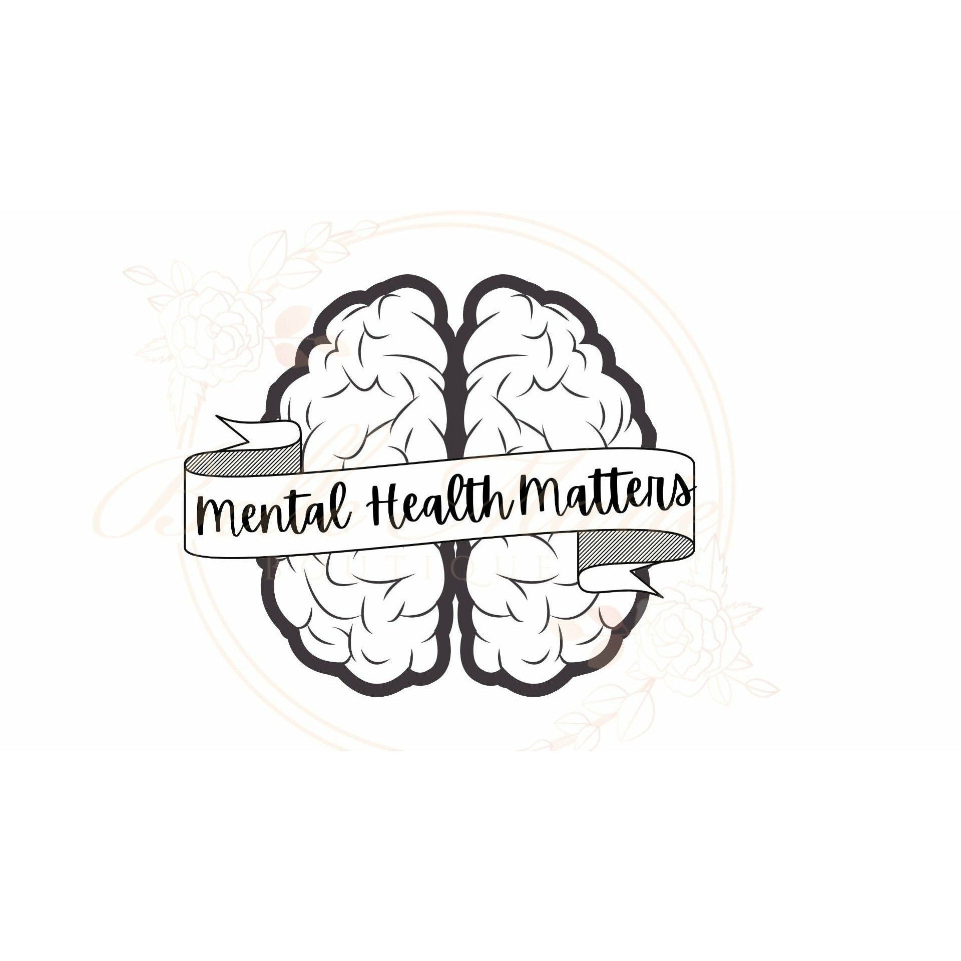 Mental Health Matters PNG SVG instant download