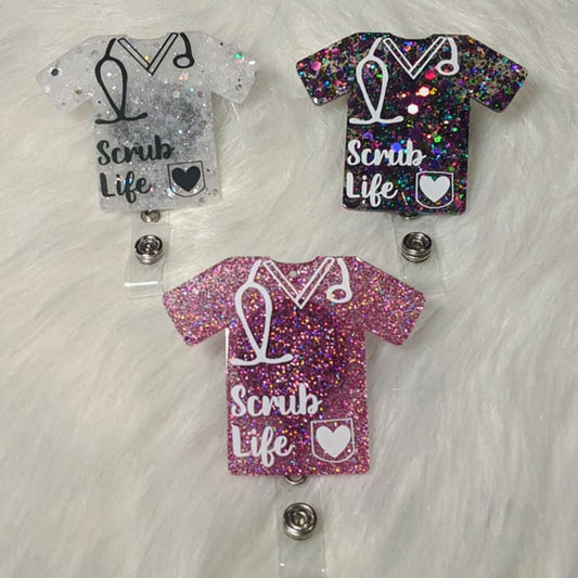 Scrub Top Badge Reel