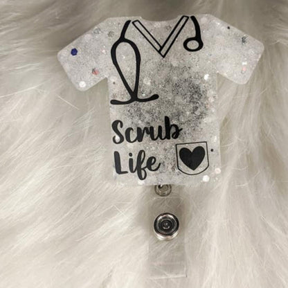 Scrub Top Badge Reel