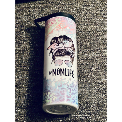 20 oz Sublimation Tumbler Mom life Cheetah!