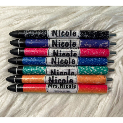 Composition book pen teacher pen student pen glitter pen
