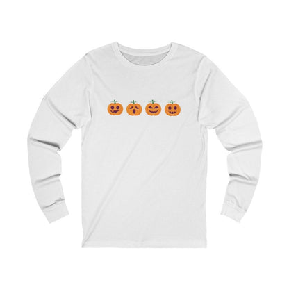 Halloween long sleeve shirt pumpkins