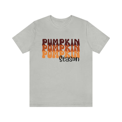Retro Ombre pumpkin season Bella + Canvas T-shirt Womens Fall Vintage