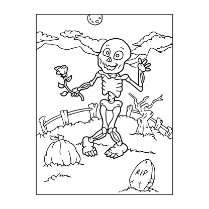 Halloween children's coloring pages bundle 10 pages