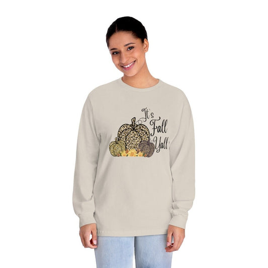 It's Fall Yall Leopard Long Sleeve Shirt