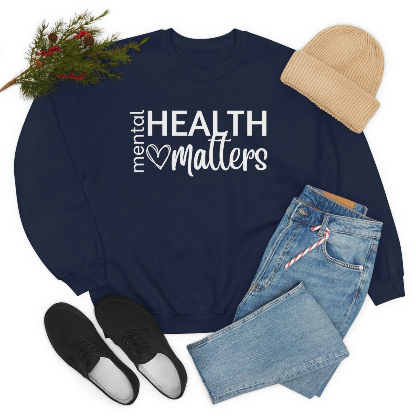 Mental Health Matters Crewneck Sweatshirt